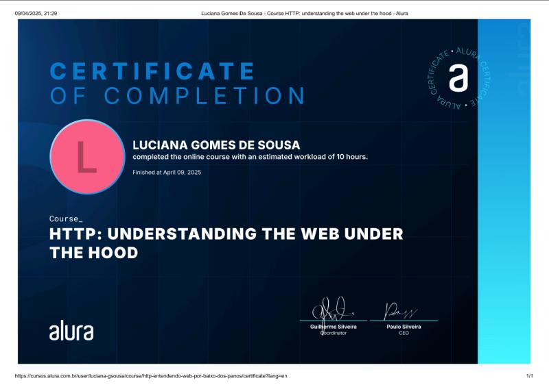 Certificado sobre HTTP