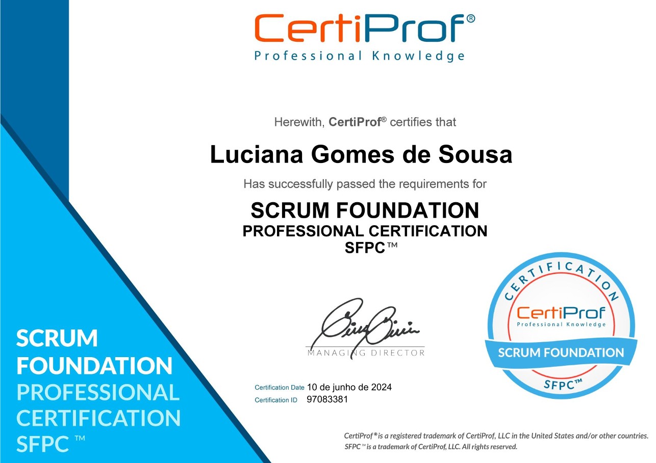 Certificado Scrum